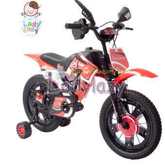 ราคา ladylazyจักรยานวิบาก Motorcross 16" No.125 สีแดง