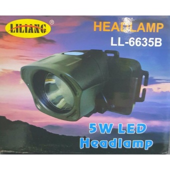 ประเทศไทย ไฟฉายคาดหัว LED HIGH POWER HEADLAMP ไฟชุด LED 1 หลอดพร้อม แบตเตอรรี่ LITHIUM (ไฟส่องกบ)