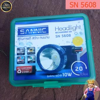 ประเทศไทย Light Farm ไฟฉายคาดศรีษะ รุ่น SVNNIC Headlight SN5608 ระยะเวลาใช้งาน 20ชั่วโมง รุ่นพิเศษแซ่น้ำได้ ไฟฉายดำน้ำ(แสงวอมไวท์) แพ็ค 1 ชุด