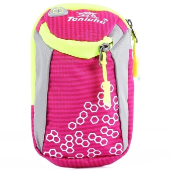LLS Outdoor Arm Bag Pouch Case For Phone Key (Red) - intl