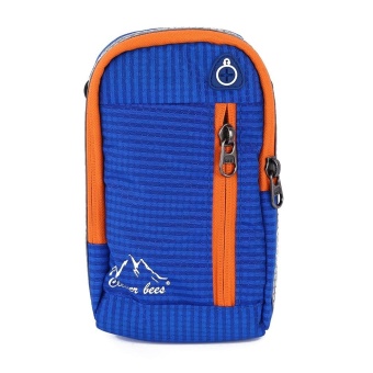 Multifunctional Wear-resisting Running Sports Mobile Phone Arm Bag (Blue) - intl