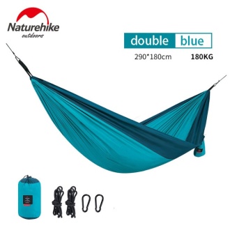 กลางแจ้ง Naturehike แคมป์ปิ้งเปลญวนร่มชูชีพผ้าพร้อมพกพาเดินป่าแขวนเต็นท์เตียงนอนแกว่งปิกนิกเปลญวน - นานาชาติ