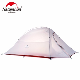 Naturehike CloudUp ชุดห่วงใยเท้าเดินป่าเต็นท์ 20D/210T ผ้าสำหรับ 2 คนมีเสื่อ NH15T002 T - นานาชาติ