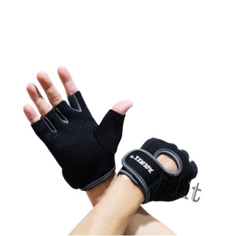 ประเทศไทย OMG AOLIKES ถุงมือฟิตเนส ไซส์ S,M,L Fitness Glove Weight Lifting Gloves (Grey)