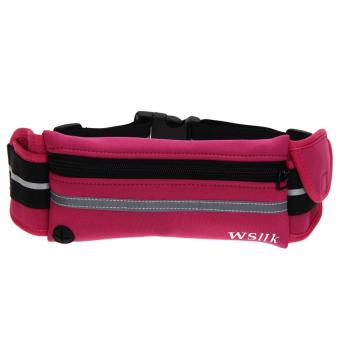 Outdoor Sports Pocket Running Pack Portable Multiple Function Waist Bag Orange - intl