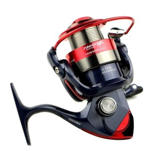 PAlight Spinning Fishing Reel Fixed Spool Reels Coil 12BB 5.5:1Fishing Wheel (size: