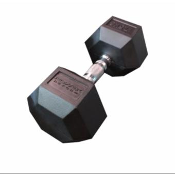 ประเทศไทย Power Reform ดัมเบลหุ้มยาง ดัมเบลแบบFIXเหลี่ยม DumbbellFIX ขนาด 17.5 กิโลกรัม 1ข้าง (Black)