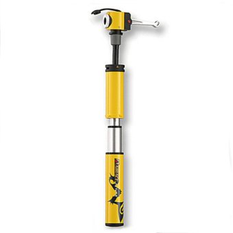 2561 PSB NET Airace Aluminium Pump for Road Bike AP87 - Yellow