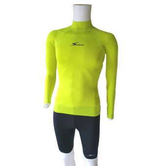 ราคา Speed เสื้อรัดกล้ามเนื้อ แขนยาว คอเต่า รุ่น Long sleeve Turtle neck (Lime Green)