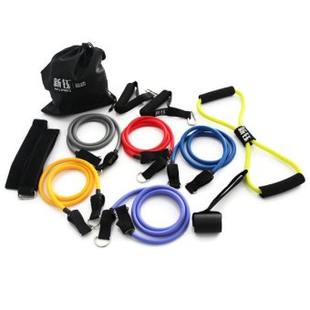 ราคา Spint ยางยืดออกกำลังกาย Resistand Band Fitness (ชุด12ชิ้น รวม105ปอนด์)