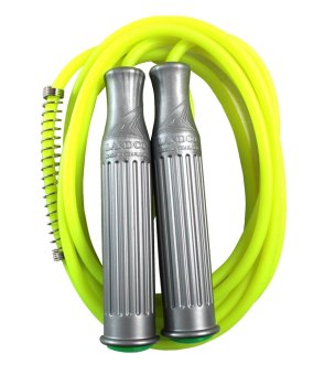 ประเทศไทย SPORTLAND รุ่น 303 เชือกไนล่อน ด้ามพลาสติกพร้อมสปริง สำหรับผู้ใหญ่ Jump Rope WithSpring SPL NCL7mm. L305cm. PTM - Yellow