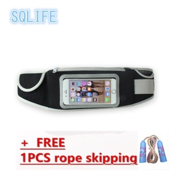 SQLIFE 5.5 inches Multifunctional Outdoor Sports Bag Mobile phone pocket Cell Phone Bag Key Holder - intl