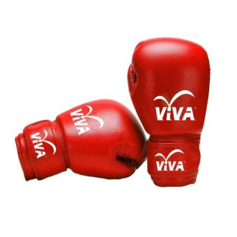 ประเทศไทย Viva นวมมวยไทย / สากล หนัง Micro Fiber (red) 8oz