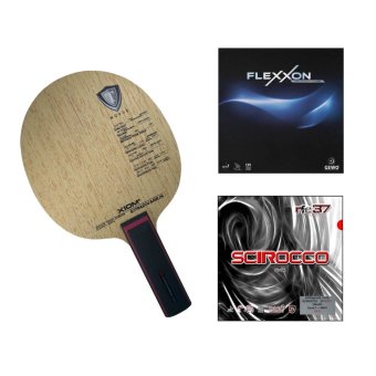 ประเทศไทย XIOM ไม้ปิงปองประกอบรุ่น STRADIVARIUS + ยางปิงปอง GEWO FLEXXON + ยางปิงปอง AIR SCIROCCO SOFT