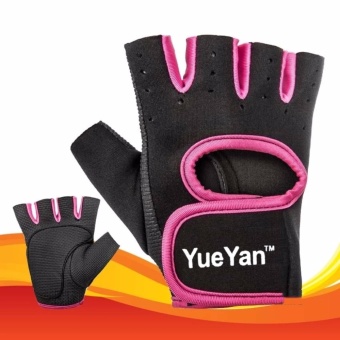 ราคา YUEYAN ถุงมือฟิตเนส ถุงมือออกกำลังกาย Fitness Glove Weight Lifting Gloves Pink ( Int:M)