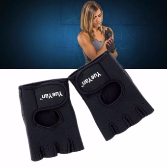 ซื้อ/ขาย YUEYAN ถุงมือฟิตเนส ถุงมือออกกำลังกาย Fitness Glove Weight Lifting Gloves Black ( Int:L)