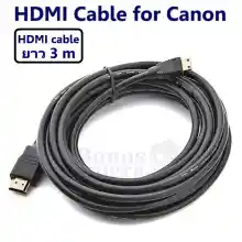 ภาพขนาดย่อของสินค้าHDMI cable for connect Canon EOS 700D,750D,760D,8000D,800D,850D Kiss X7i,X8i,X9i,X10i with HD TV,Projector