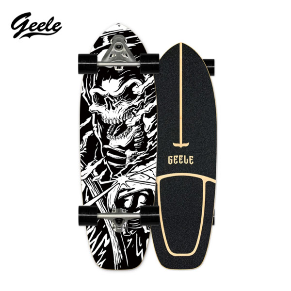 [พร้อมส่ง] Geele CX7 Surfskate - เซิร์ฟสเก็ตจีลี (CX7) แถมฟรีกระเป๋าเก็บบอร์ด (ลายชุด 2)