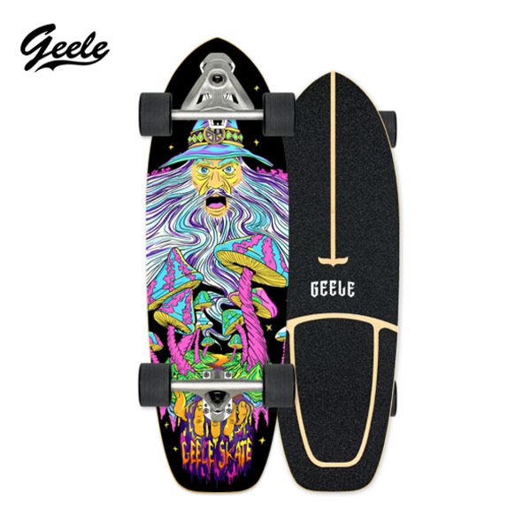 [พร้อมส่ง] Geele CX7 Surfskate - เซิร์ฟสเก็ตจีลี (CX7) แถมฟรีกระเป๋าเก็บบอร์ด (ลายชุด 2)