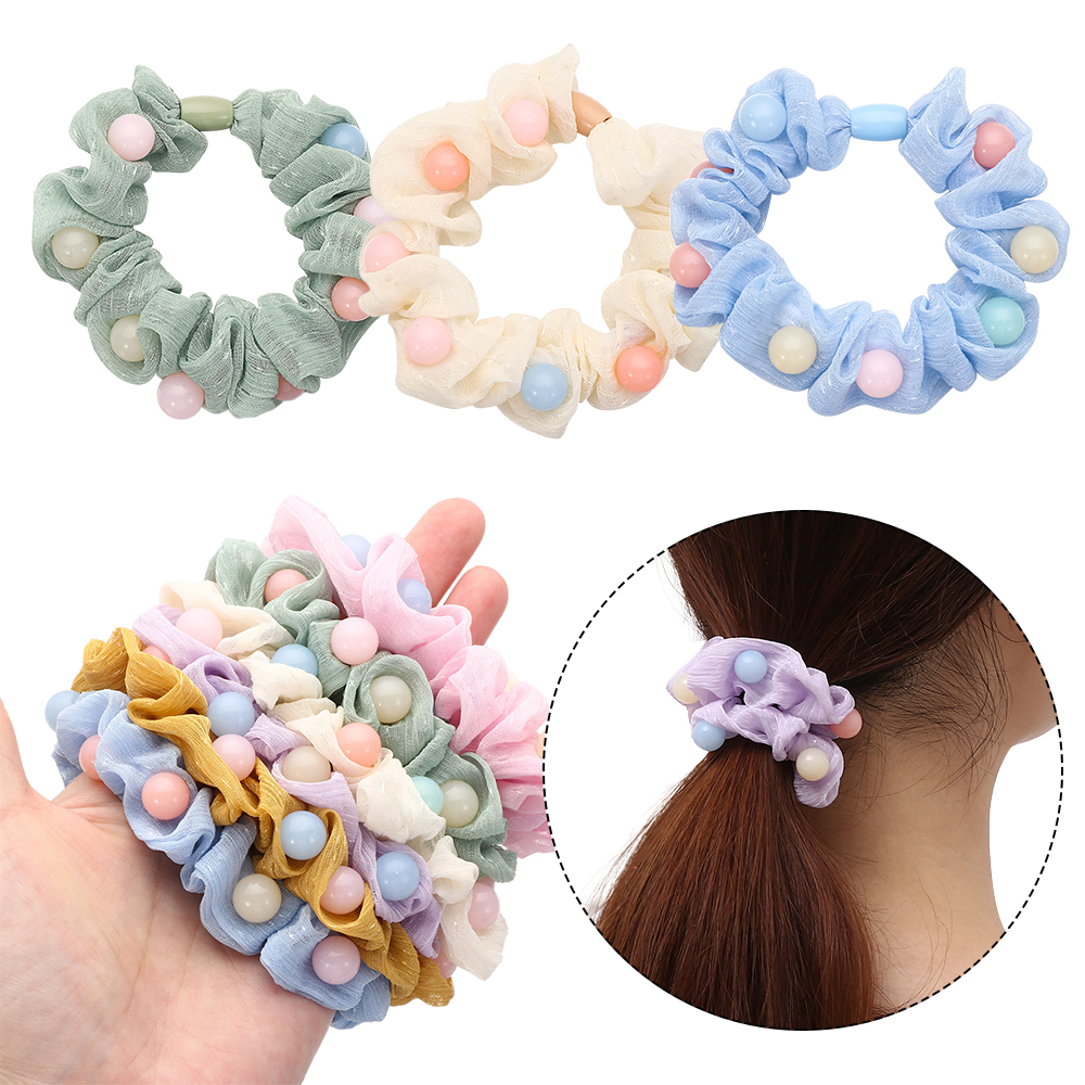 SIKONG New Woman Fashion Hair Accessories Hair Ties Rope Elastic Hairband Rubber Band Ponytail Holders