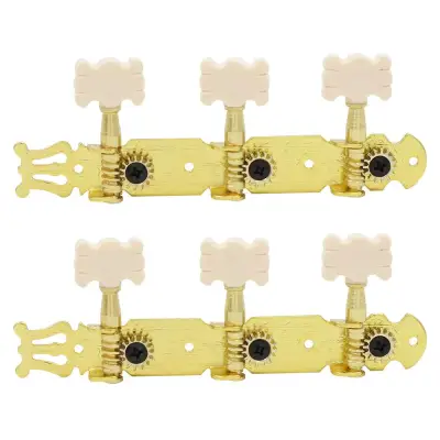 okoogee 2pcs Classical Guitar Machine Heads Knobs Guitar String Tuning Pegs Tuners Guitar Tuning Keys (2)