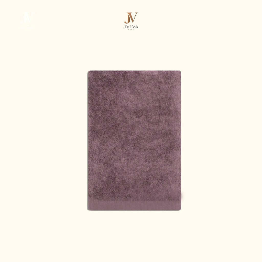 Jviva - ผ้าขนหนูใยไผ่100% (Natural Bamboo Towel) เช็ดผม (15x30 นิ้ว)