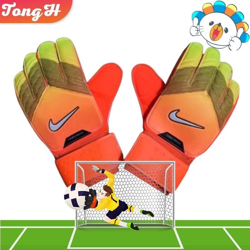 TongH store ถุงมือฟุตบอลใหม่ปี 2021 ถุงมือผู้รักษาประตูพร้อมฟิงเกอร์การ์ด