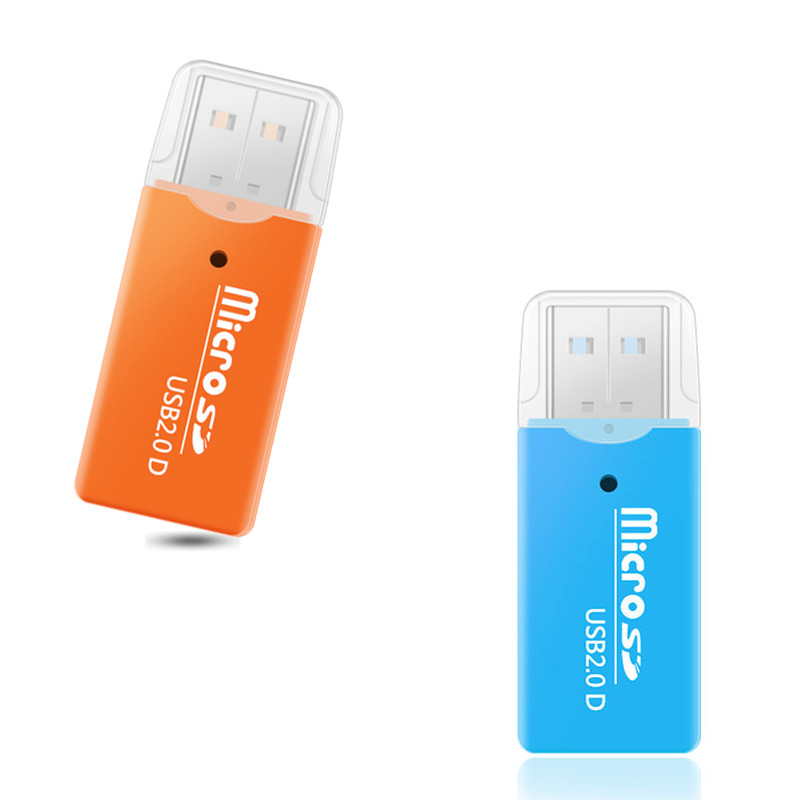 ซื้อหนึ่งแถมหนึ่ง แบบพกพา USB 2.0 Card Reader USB TF Micro SD OTG อะแดปเตอร์เครื่องอ่านการ์ดหน่วยความจำสำหรับ Samsung Macbook Huawei LeTV