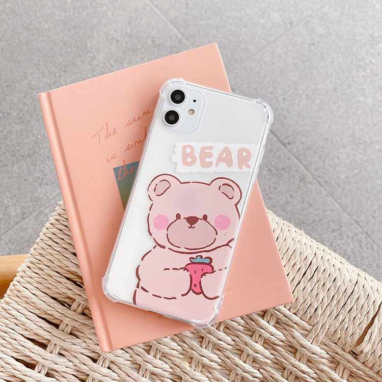 เคสซิลิโคน เคสกันกระเเทก สำหรับโทรศัพท์รุ่น iPhone11/11Pro 11pro Max X XR XS XS MAX 6 7 8 plus #817