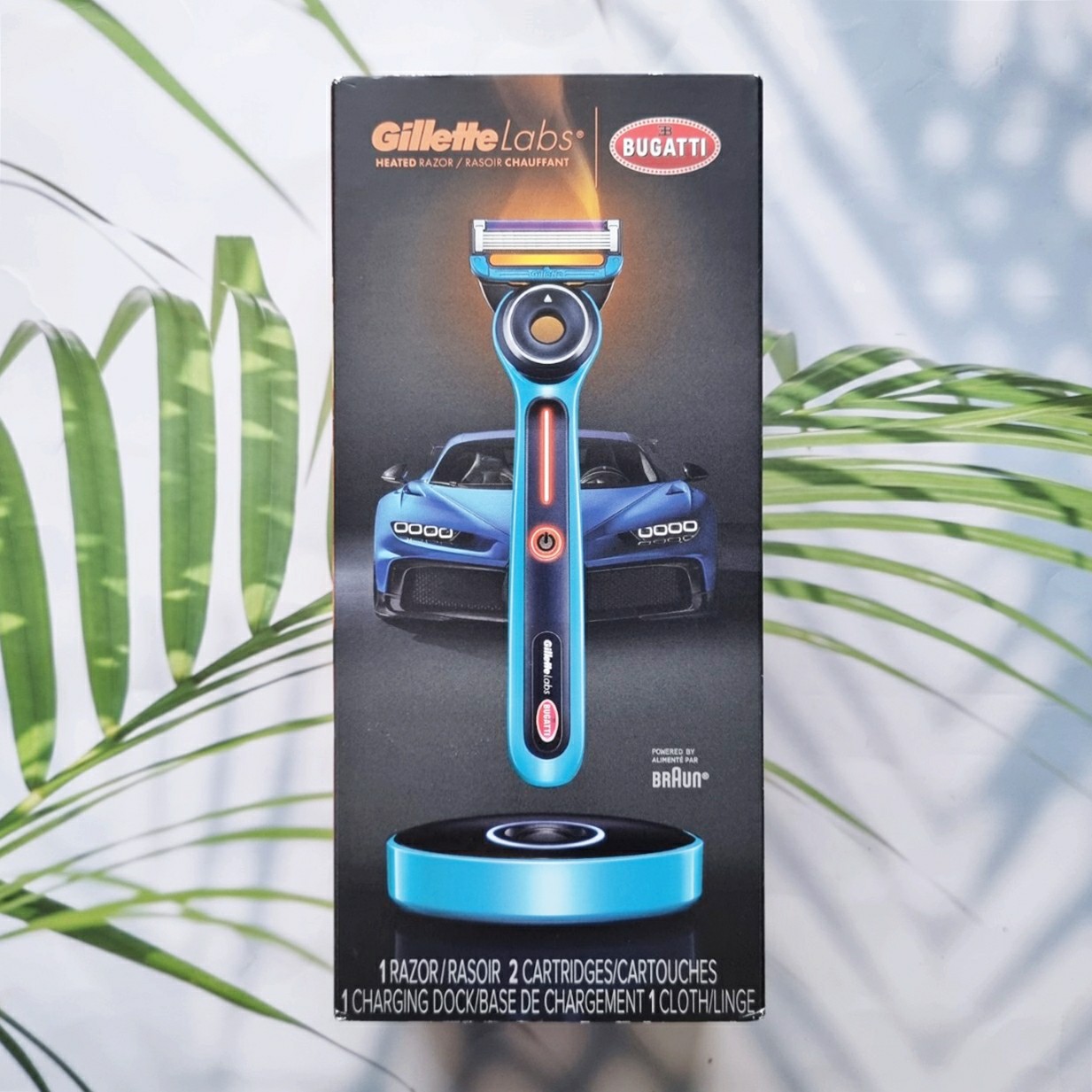 ยิลเลตต์ ชุดมีดโกน GilletteLabs Heated Razor Starter Kit Bugatti Limited Edition (Gillette®) มีดโกนหนวดแถบความร้อน มีดโกนแบบอุ่น Gillette Labs ราคา 12,599 บาท*ส่งฟรี