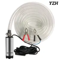 YZH New convenient DC 12V Electric Submersible Pump Stainless Steel Submersible Pump for Water Diesel Oil Voltage:12V