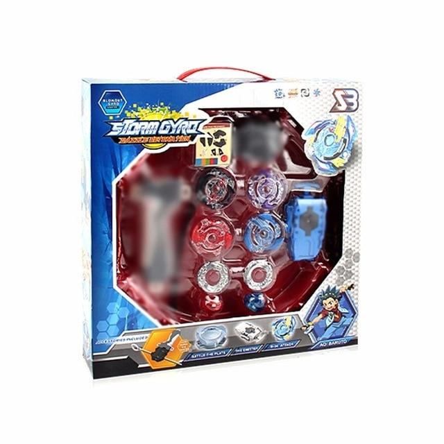 กล่องที่มีสีสัน Beyblade Burst ขายโลหะ Fusion 4D 807D B66 B48 B34 B35 B59 B41 Laher Spinning To ชุดเกมเด็กของเล่น