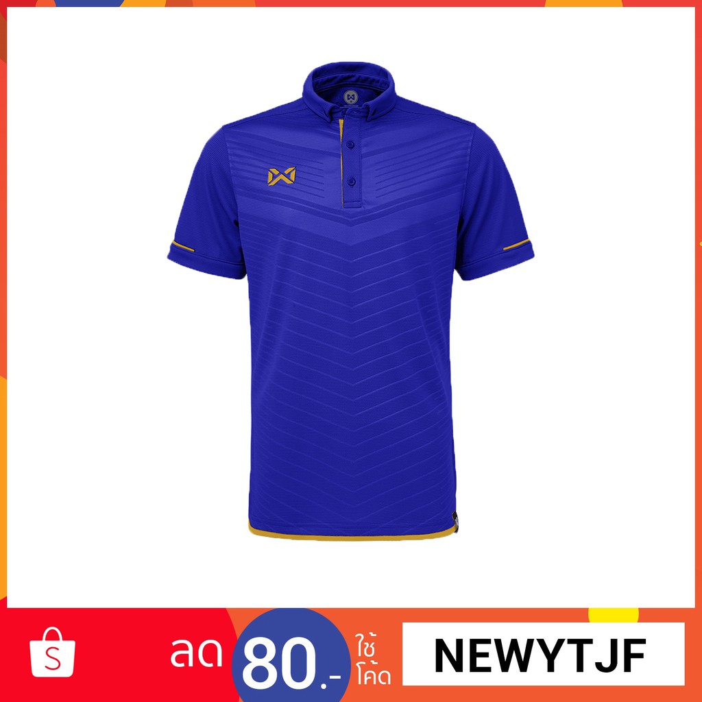 WARRIX เสื้อโปโล La Vida WA-3318-BN (สีน้ำเงิน-ทอง)