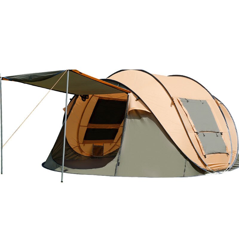 Hewolf เต็นท์ตั้งแคมป์ เต็นท์กลางแจ้ง เต็นท์นอน 3-4 คน  เต็นท์อัตโนมัติ เต็นท์พื้นที่ขนาดใหญ่ เต็นท์แคมป์ปิ้ง กันรังสียูวี Camping tent Automatic tent