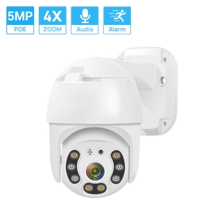 สินค้า Hamrol 5MP Sec PTZ POE IP Camera 1080P Dome Video Camera Or Ai Human Detect Two Way Audio 2MP CCTV Camera P2P XMEye iCsee APP