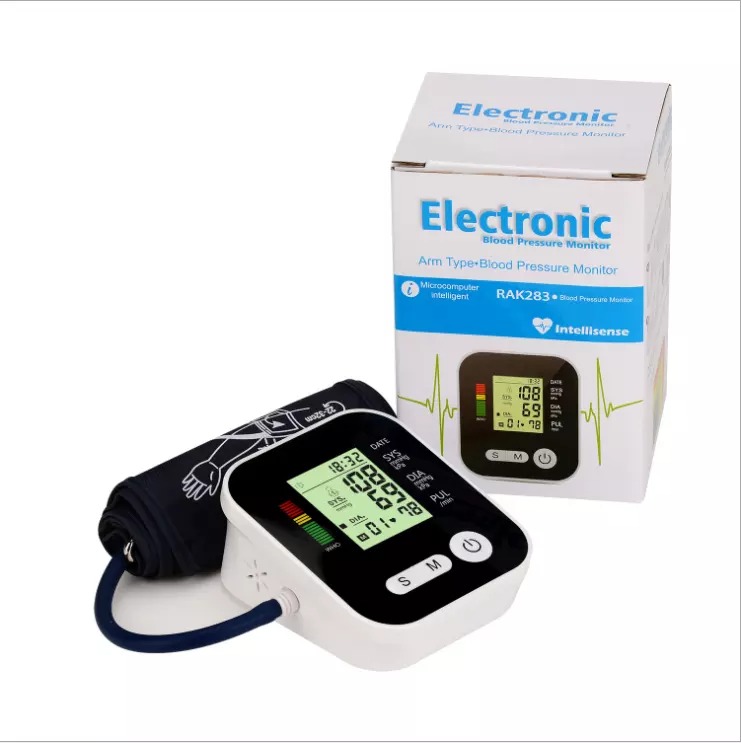 Zenmall Arm Style เครื่องวัดความดัน วัดความดัน มีการรับประกันจากผู้ขาย เครื่องวัดความดันโลหิตแบบดิจิตอลแขน LCD เครื่องวัดอัตราการเต้นหัวใจ