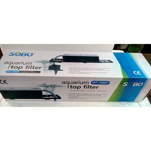 !!สุดปัง!! SOBO WP-3880F กรองบน สำหรับตู้ปลา มีปั๊มและอุปกรณ์ครบชุด ปั๊มน้ำ ตู้ปลา ปั๊มลม KM11.8178⚡ของมีจำนวนจำกัด⚡ ราคา 959 บาท*ส่งฟรี