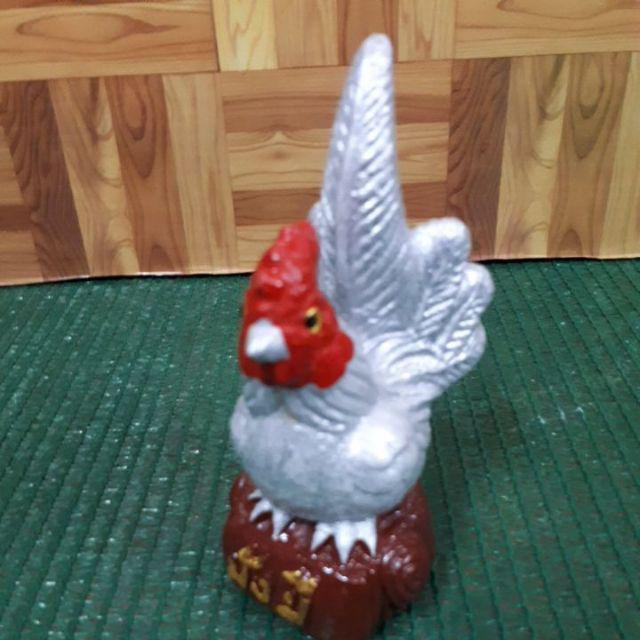 Kaetoyไก่แก้บน รูปปั้นไก่ ไก่เงินทองไก่เศรษฐี  ไก่แจ้ แก้บนไอ้ไข่ ไก่ปูนปั้น ตุ๊กตาปูนปั้น สูง 14 cm 1 ตัวนะคะ