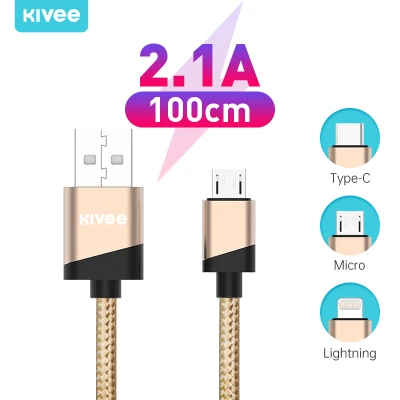 Kivee original charger cable iPhone charger cable 1m fast charging Fast Charging Cable USB cable for OPPO Samsung Xiaomi huawei iphone (2)