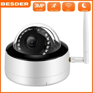 สินค้า BESDER FHD 5MP Wifi กล้อง 3MP บันทึกเสียง IP Speed Dome กล้อง 12 ชิ้น IR LED ไมโครโฟนในตัว 1080P P2P ONVIF กล้องรักษาความปลอดภัย