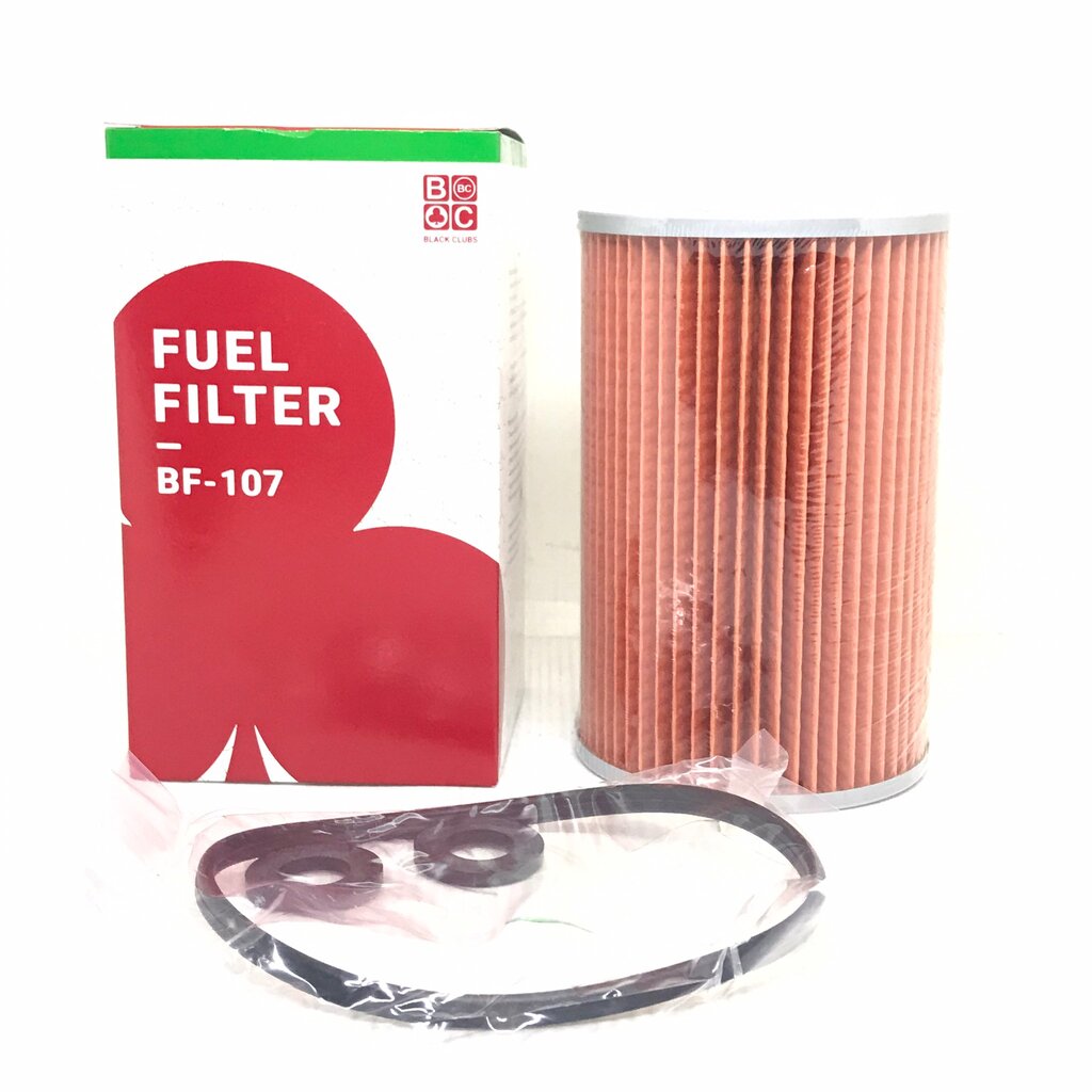 กรองโซล่า NISSAN PD / PE / CW430 กระดาษ นิสสัน ยี่ห้อ BLACK CLUB เบอร์ BF-107 / BF107 / 16444-90027 / 16444-99127 / 1644499127 / Fuel Filter ราคา 105 บาท*ส่งฟรี