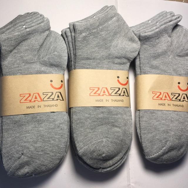 SOCKSYถุงเท้าข้อกลางลายสปอร์ต ZAZAข้อกลางลายสปอร์ขนาดฟรีไซด์  ถุงเท้าคุณภาพดี ผ้านิ่ม ใส่ได้ทั้งชายและหญิงคุณภาพเกินราคา