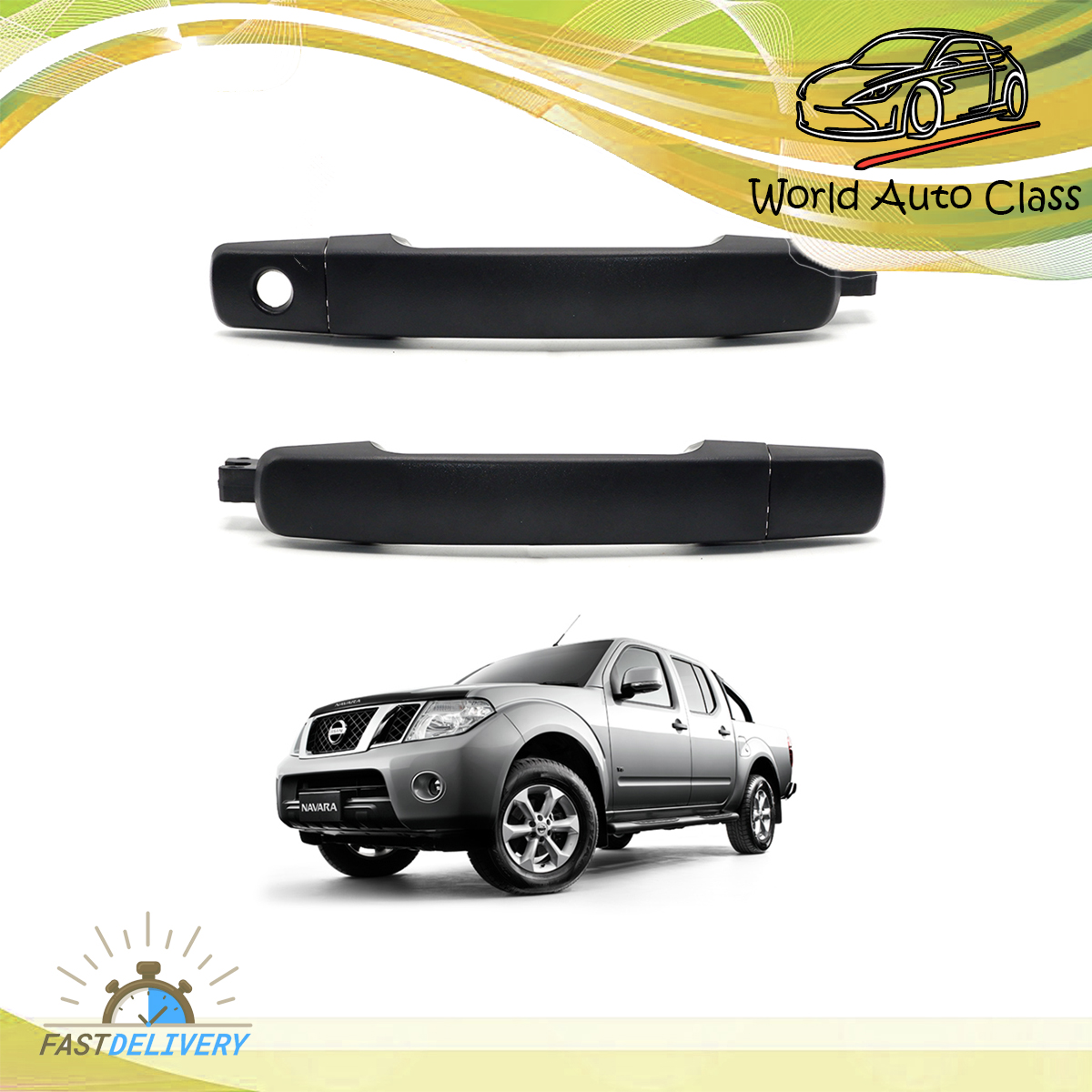 Dress htc2 htc2 PCs front left + right concave key hole door you hole hand open outer door สีด memeber plaid Front LH + RH Nissan Aftermarket Parts Frontier Navara D40 door 2006 - 2014 ราคา 1,109 บาท*ส่งฟรี
