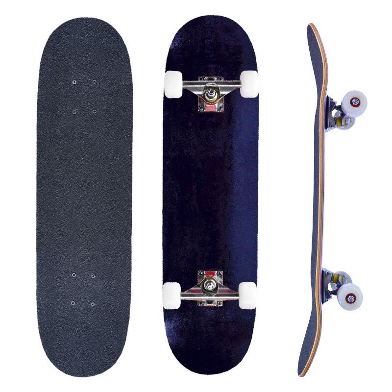 สเก็ตบอร์ด(สเก็ตบอร์ด) เกรดพรีเมี่ยม skateboards ไซส์ 80x20x10 cm  วัสดุอย่างดี มีน้ำหนัก ทนทาน สเก็ตบอด #SKB01