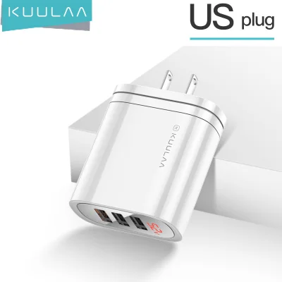 KUULAA Quick Charge 3.0 USB Charger 30W QC3.0 QC Fast Charging Multi Plug Mobile Phone Charger For iPhone Samsung Xiaomi Huawei (2)