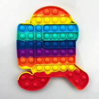 【COD】ของเล่น Push Pop Bubble Sensory Fidget Toy สําหรับเล่นคลายเครียด ขนาดใหญ่ (6)