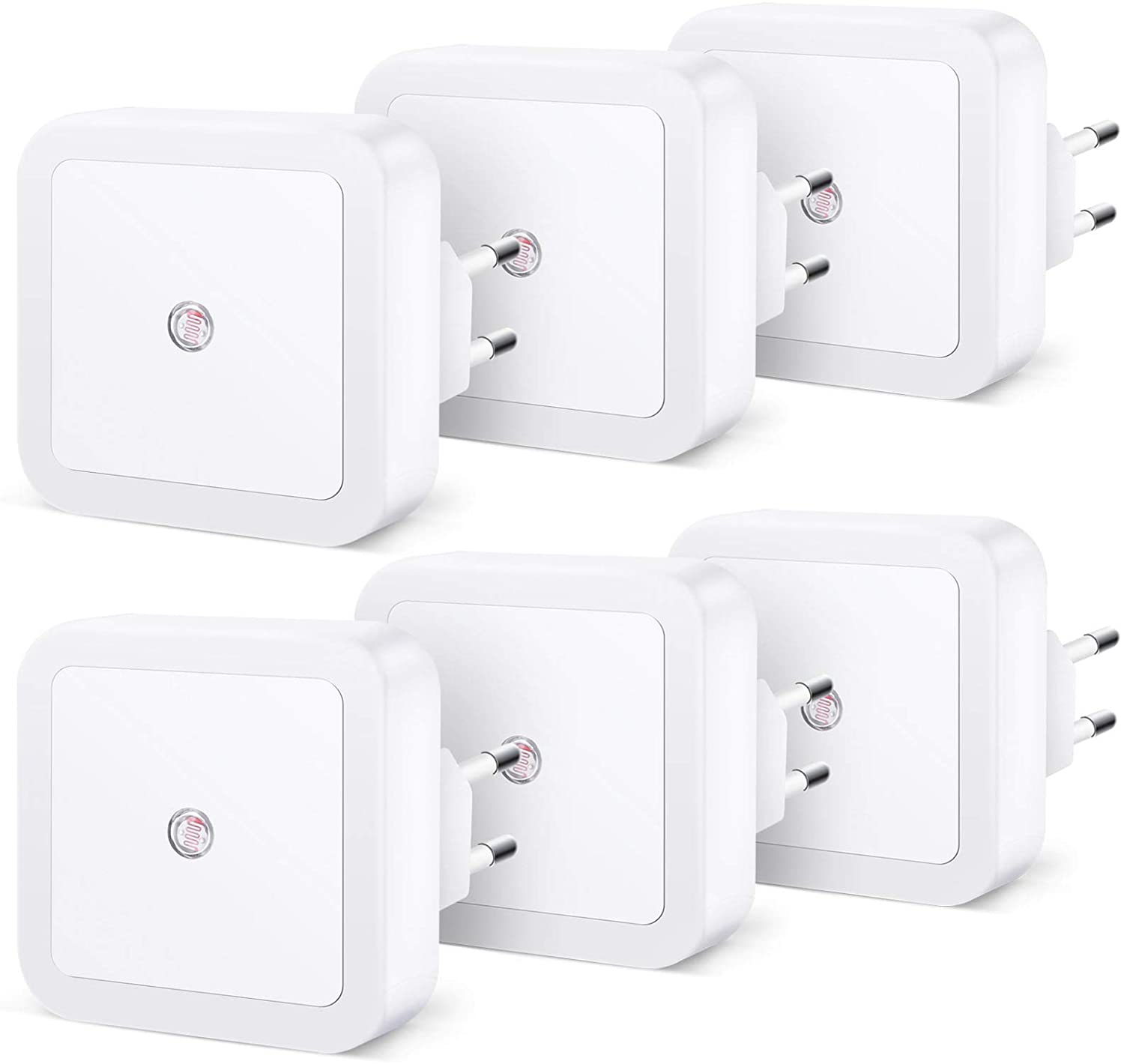 6 Cái bộ Đèn LED Cảm Biến Chuyển Động Ban Đêm Tự Động Bật Tắt WC Đèn Treo