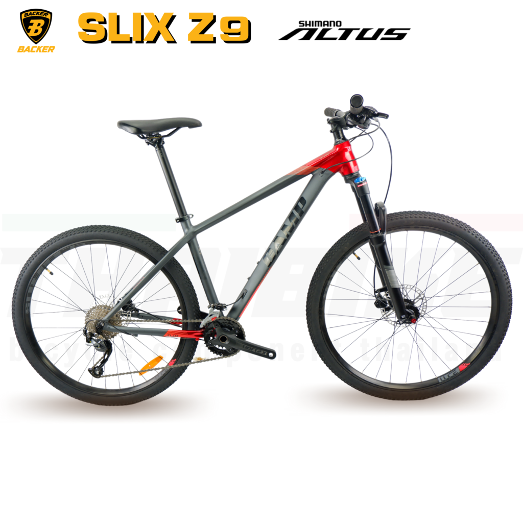 จักรยานเสือภูเขาเฟรม TOP อลูมิเนียมยี่ห้อ CAMP รุ่น SLIX Z9 เกียร์ SHIMANO ราคา 14,900 บาท*ส่งฟรี