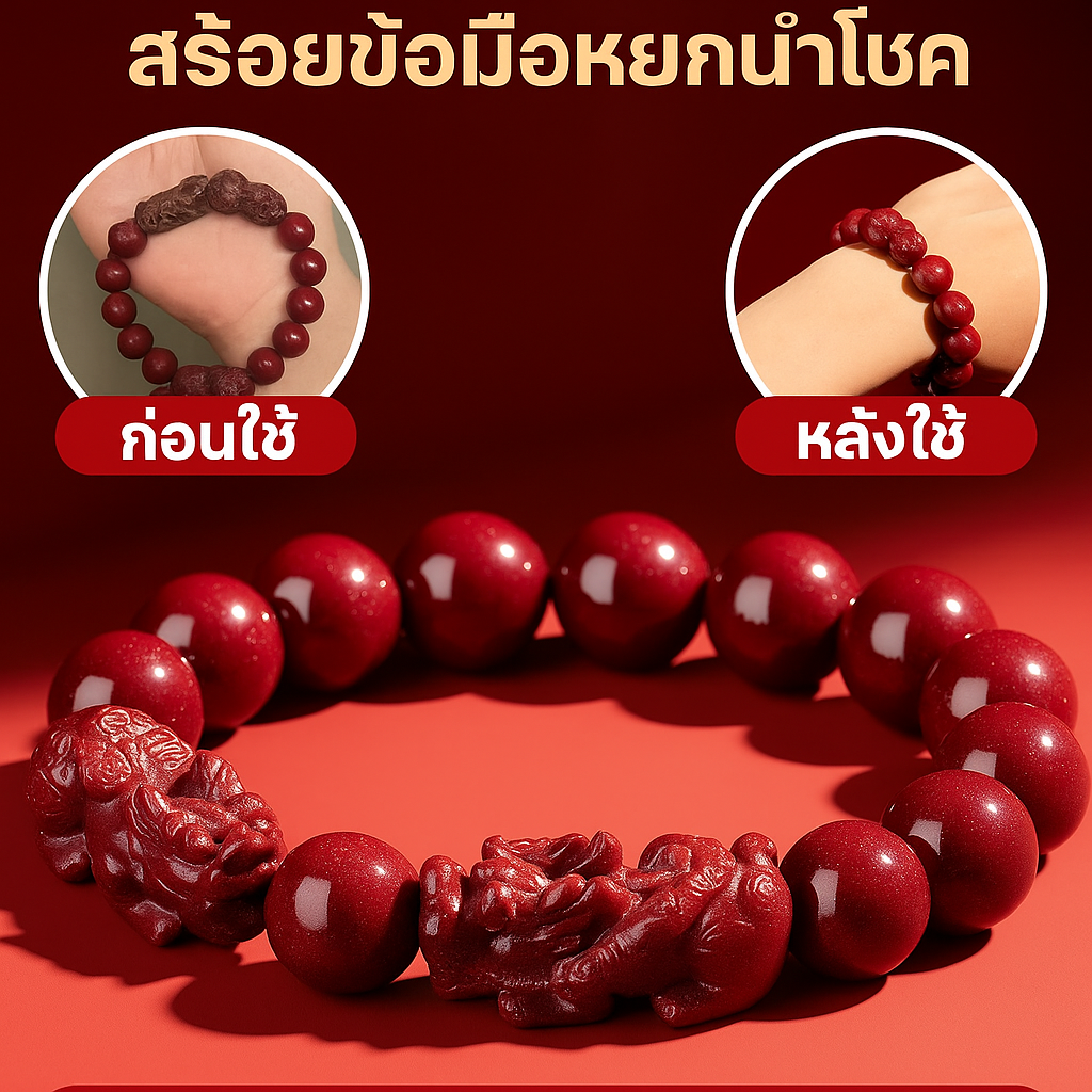 Pixiu Cinnabar Bracelet a Lucky Bracelet That Brings Support.
