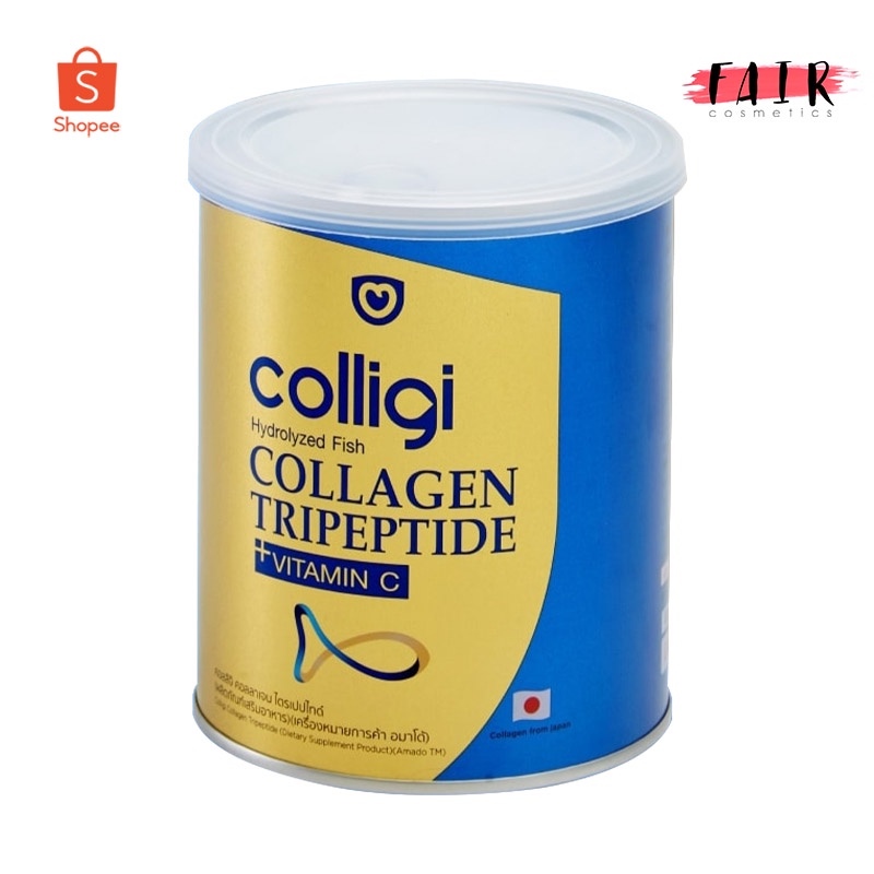 Amado Colligi Collagen TriPeptide Vitamin C คอลลิจิ คอลลาเจน [100 g.]